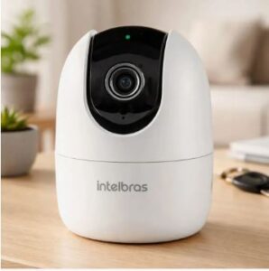 Câmera Interna Wi-Fi Full HD IM4 + MicroSD Purple 32GB 3MP (Intelbras)