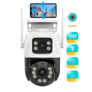 CAMERA  DOME SPEED ZOOM 4X 2K WI-FI (Branco)