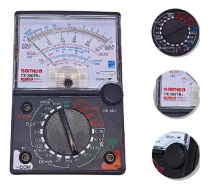 Multímetro Multi Teste Analógico Yx-360tr E L B C/ Bip Cabo