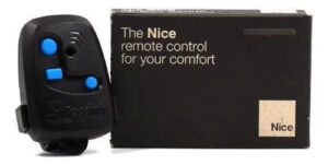 Kit Controle 3c E Placa Central 4020 Portão Eletrônico Nice Preto