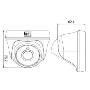 Camera Analogica DOME  2MP AN-P022 ( WEG)